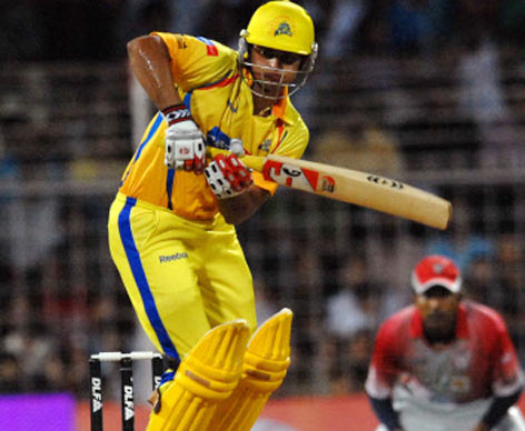 Admittedly, while Raina here is playing a short ball it is not, 